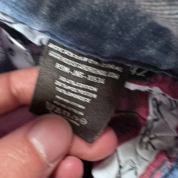 Rockstar Original Jeans Mens 42 Light Wash‎ Stacked Flare Distressed Skelman